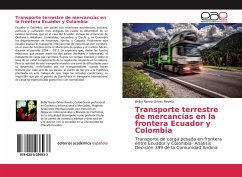 Transporte terrestre de mercancías en la frontera Ecuador y Colombia - Orbes Revelo, Belky Nerea