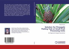 Solution for Pineapple Peeling Task at Small Fruit Processing Units