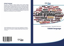 Uzbek language - Xudoyberganov, Ravshan;Matnazarov, Shahzodbek