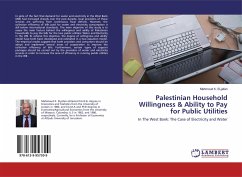 Palestinian Household Willingness & Ability to Pay for Public Utilities