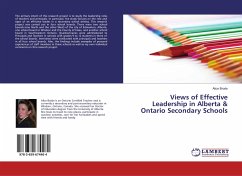 Views of Effective Leadership in Alberta & Ontario Secondary Schools - Brode, Alice