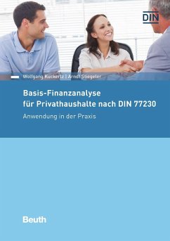 Basis-Finanzanalyse für Privathaushalte nach DIN 77230 - Kuckertz, Wolfgang;Stiegeler, Arndt