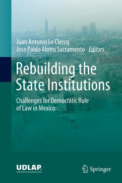 Rebuilding the State Institutions