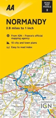 Road Map Normandy - Aa Publishing