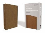 Net Bible, Single-Column Reference, Leathersoft, Brown, Comfort Print