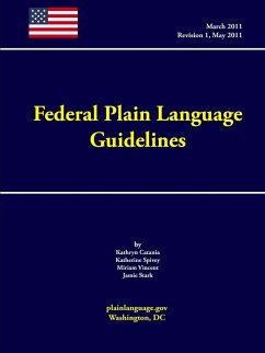 Federal Plain Language Guidelines - Government, U. S.