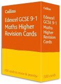 Collins GCSE 9-1 Revision - New Edexcel GCSE 9-1 Maths Higher Revision Flashcards