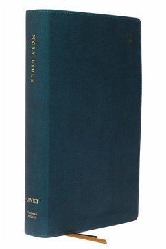 Net Bible, Single-Column Reference, Leathersoft, Teal, Comfort Print - Thomas Nelson