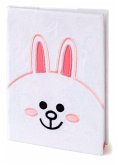 Line Friends Plush Notebook (Cony)