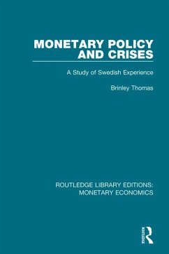 Cover Monetary Policy and Crises (eBook, ePUB)