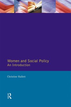 Women And Social Policy (eBook, PDF) - Hallett, Christine