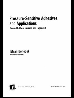 Pressure-Sensitive Adhesives and Applications (eBook, PDF) - Benedek, Istvan