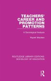 Teachers' Career and Promotion Patterns (eBook, ePUB)