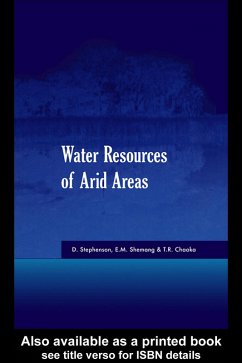 Cover Water Resources of Arid Areas (eBook, PDF)