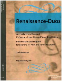 Cover Renaissance-Duos aus Holland und England für 2 Blockflöten (ST) Spielpartitur