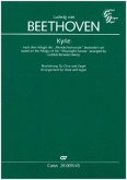 Kyrie nach dem Adagio der "Mondscheinsonate" cis-Moll op. 27,2 (1. Satz), Fassung für Chor und Orgel, Partitur