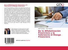 De la Alfabetización Financiera y la Tolerancia al Riesgo Financiero - Rodríguez, Rubén;Baptista, Marco