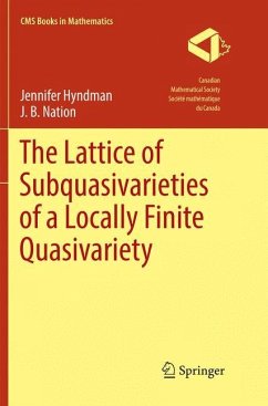 The Lattice of Subquasivarieties of a Locally Finite Quasivariety - Hyndman, Jennifer;Nation, J. B.