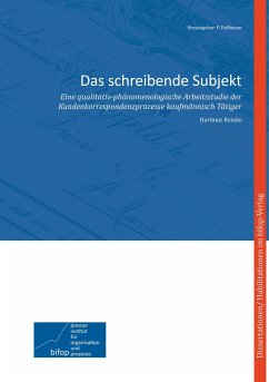 Das schreibende Subjekt - Reinke, Hartmut