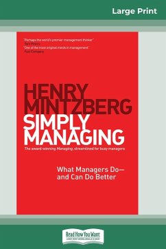 Simply Managing - Mintzberg, Henry