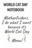 World Cat Day Notebook