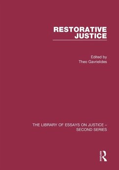 Restorative Justice (eBook, PDF) - Gavrielides, Theo