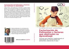 Factorización de Polinomios y factores que obstruyen su Aprendizaje - Soto Cascante, Emanuelle Jesús;Montero, Luis Jiménez