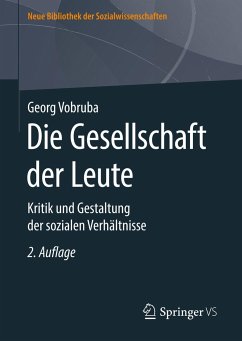 Die Gesellschaft der Leute - Vobruba, Georg