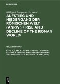 Sprache und Literatur (Literatur der augusteischen Zeit: Einzelne Autoren, Fortsetzung, Vergil, Horaz, Ovid) (eBook, PDF)