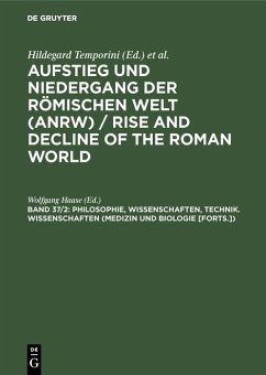 Philosophie, Wissenschaften, Technik. Wissenschaften (Medizin und Biologie [Forts.]) (eBook, PDF)