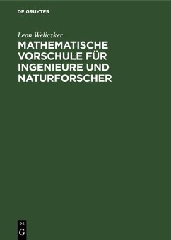 Cover Mathematische Vorschule für Ingenieure und Naturforscher (eBook, PDF)