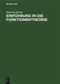 Einführung in die Funktionentheorie (eBook, PDF) Einführung in die Funktionentheorie (eBook, PDF)