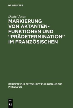 Cover Markierung von Aktantenfunktionen und 