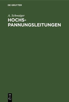 Hochspannungsleitungen (eBook, PDF) - Schwaiger, A.