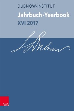 Jahrbuch des Dubnow-Instituts / Dubnow Institute Yearbook XVI/2017 (eBook, PDF)