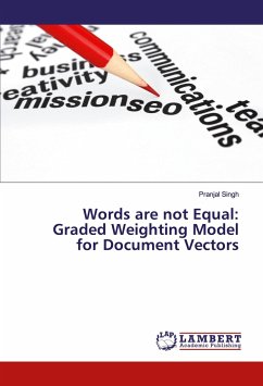 Words are not Equal: Graded Weighting Model for Document Vectors