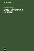 Von Luther bis Lessing (eBook, PDF)