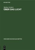 Über das Licht (eBook, PDF)