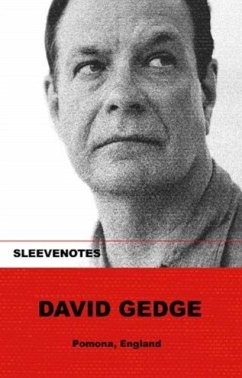 Sleevenotes: David Gedge - Gedge, David