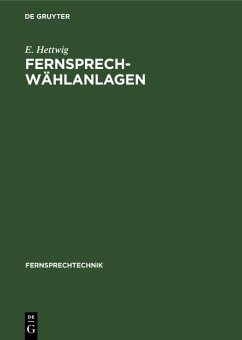 Cover Fernsprech-Wählanlagen (eBook, PDF)