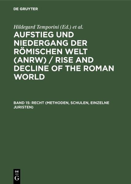 Recht (Methoden, Schulen, Einzelne Juristen) (eBook, PDF)