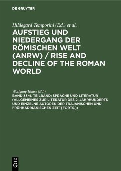 Cover Sprache und Literatur (Allgemeines zur Literatur des 2. Jahrhunderts und einzelne Autoren der trajanischen und frühhadrianischen Zeit [Forts.]) (eBook, PDF)