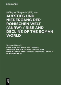 Philosophie, Wissenschaften, Technik. Philosophie (Epikureismus, Skeptizismus, Kynismus, Orphica; Doxographica) (eBook, PDF)