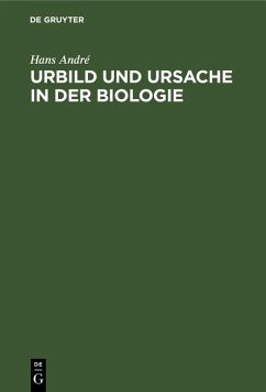 Cover Urbild und Ursache in der Biologie (eBook, PDF)