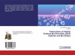 Fabrication of Highly Ordered ¿-CD/CaSO4.2H2O Hybrids and ¿-CD/Dye
