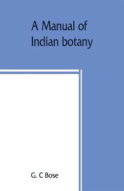 Cover A manual of Indian botany