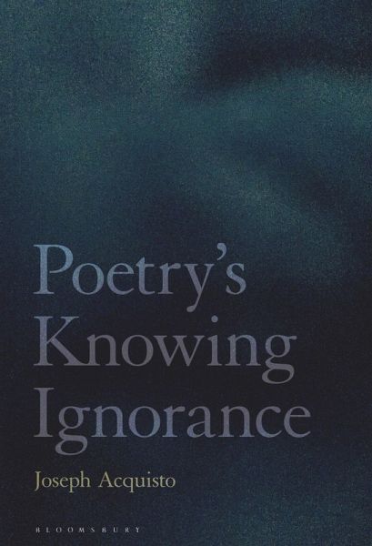 Poetry's Knowing Ignorance (eBook, ePUB)