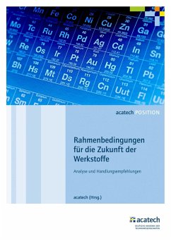 Cover Rahmenbedingungen für die Zukunft der Werkstoffe (eBook, PDF)
