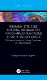 Riemann-Stieltjes Integral Inequalities for Complex Functions Defined on Unit Circle (eBook, PDF)