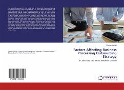 Factors Affecting Business Processing Outsourcing Strategy